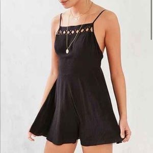 Square Neck Romper